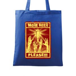 Sacosa din panza thirsty zombies albastru regal