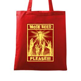 Sacosa din panza thirsty zombies rosu