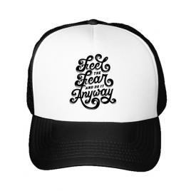 Sapca personalizata feel the fear and do it anyway alb