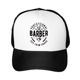 Sapca personalizata professional barber alb