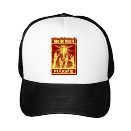 Sapca personalizata thirsty zombies alb