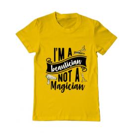 Tricou adler barbat beautician galben