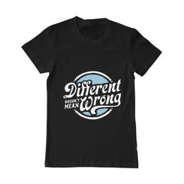 Tricou adler barbat different doesnt mean wrong negru
