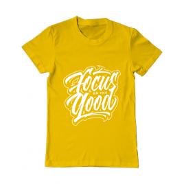 Tricou adler barbat focus on the good galben