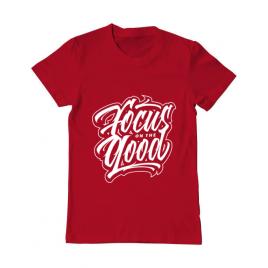 Tricou adler barbat focus on the good rosu