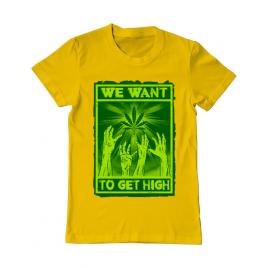 Tricou adler barbat high zombies galben