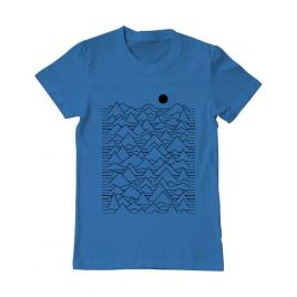 Tricou adler barbat mountains albastru azuriu