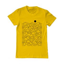 Tricou adler barbat mountains galben