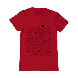 Tricou adler barbat mountains rosu