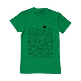 Tricou adler barbat mountains verde mediu