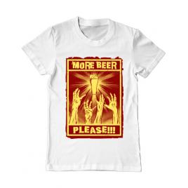 Tricou adler barbat thirsty zombies alb