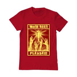 Tricou adler barbat thirsty zombies rosu
