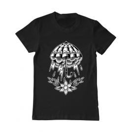 Tricou adler barbat umbrella tattoo negru