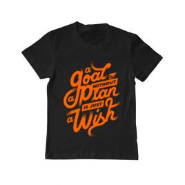 Tricou adler copil a goal without a plan is just a wish negru