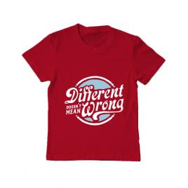 Tricou adler copil different doesnt mean wrong rosu