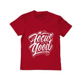 Tricou adler copil focus on the good rosu
