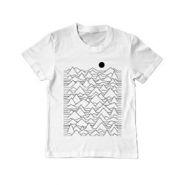Tricou adler copil mountains alb