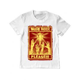 Tricou adler copil thirsty zombies alb