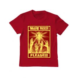 Tricou adler copil thirsty zombies rosu