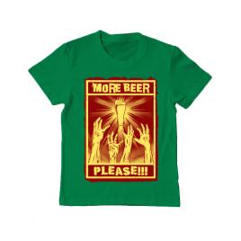 Tricou adler copil thirsty zombies verde mediu