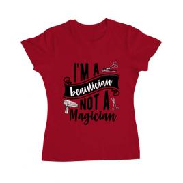 Tricou adler dama beautician rosu