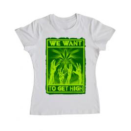 Tricou adler dama high zombies alb