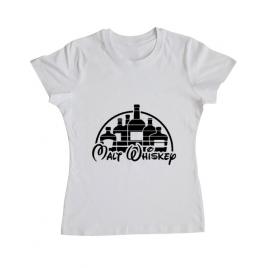 Tricou adler dama whiskey alb