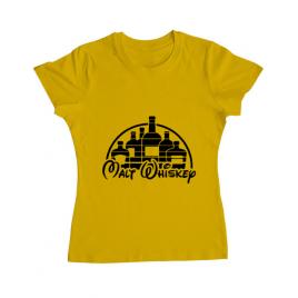 Tricou adler dama whiskey galben