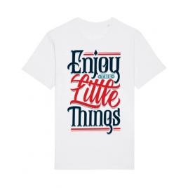 Tricou stanley stella barbat enjoy the little things alb