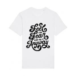 Tricou stanley stella barbat feel the fear and do it anyway alb