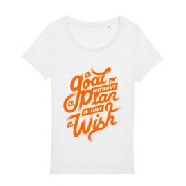 Tricou stanley stella dama a goal without a plan is just a wish alb