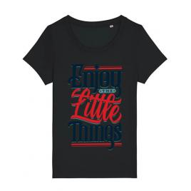Tricou stanley stella dama enjoy the little things negru