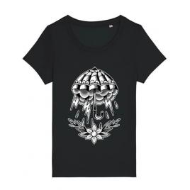 Tricou stanley stella dama umbrella tattoo negru