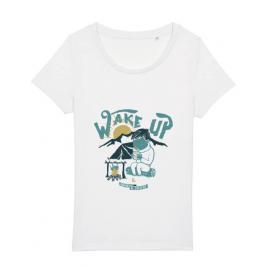 Tricou stanley stella dama wake up and drink a coffee alb