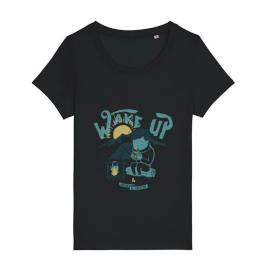 Tricou stanley stella dama wake up and drink a coffee negru