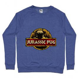 Bluza adler barbat jurassic pug albastru melanj