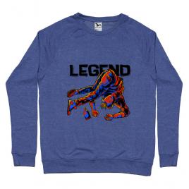 Bluza adler barbat legend albastru melanj