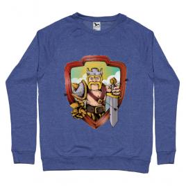 Bluza adler barbat the barbarian albastru melanj