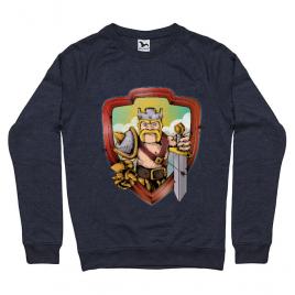 Bluza adler barbat the barbarian denim inchis