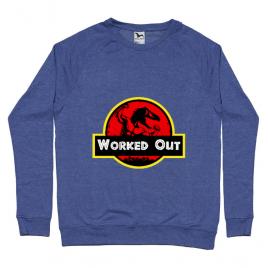 Bluza adler barbat worked out albastru melanj