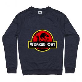 Bluza adler barbat worked out denim inchis