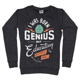 Bluza adler dama born genius negru melanj