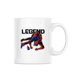 Cana personalizata legend alb