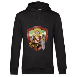 Hoodie barbat cu gluga the barbarian negru