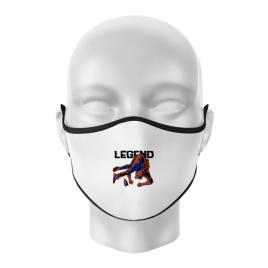 Masca personalizata reutilizabila legend alb
