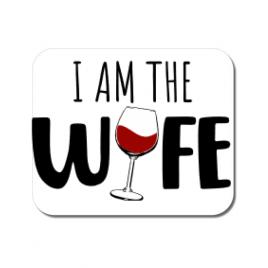 Mousepad personalizat i am the wife alb