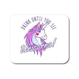 Mousepad personalizat lets drink alb
