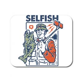 Mousepad personalizat selfish alb