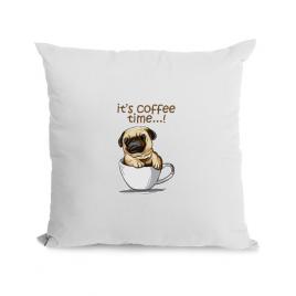 Perna personalizata its coffee time alb