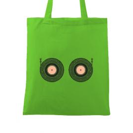 Sacosa din panza boobs rhythm verde mar